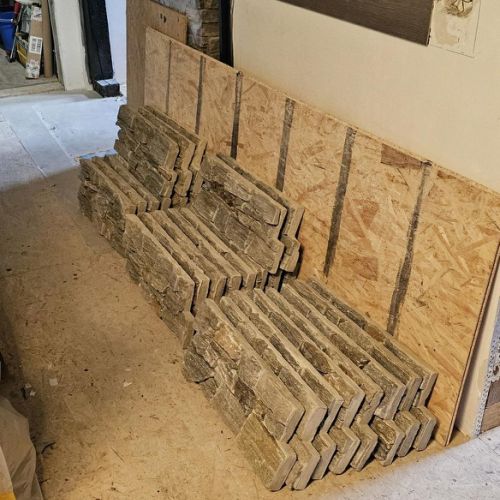 Der Qudratmeter wiegt rund 80KG, alles 2 Stockwerke hochgetragen, spart jedes Gym!